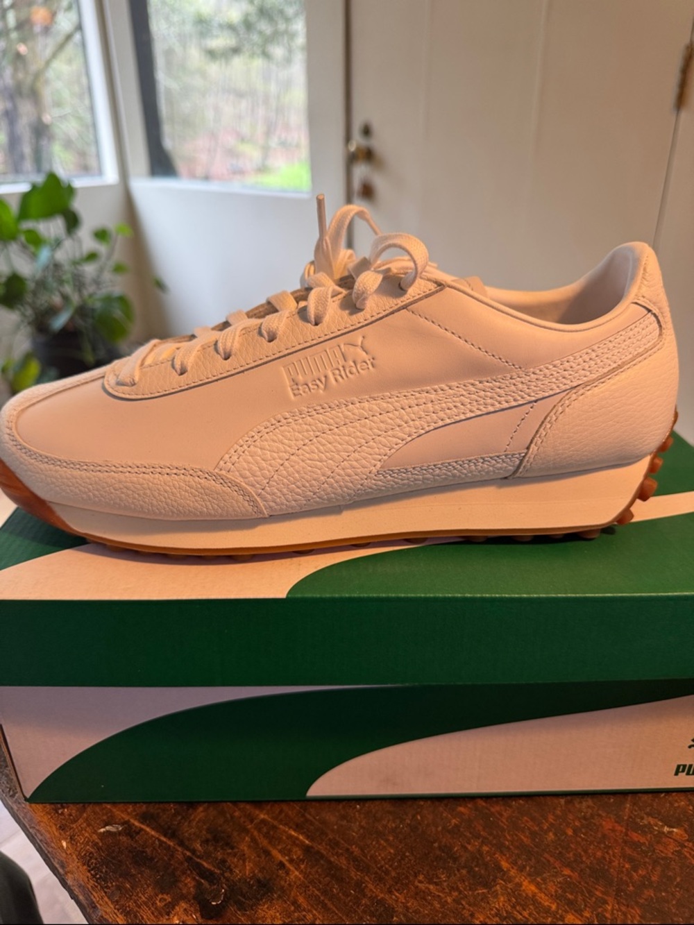 Puma White Easy Rider Low-Top Sneaker